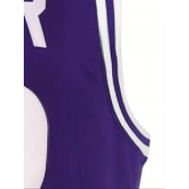 Men'S Basketball Shirt # 43 Purple Basketball Sports Shirt