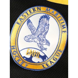 Men'S Ice Hockey Shirt # 3 Embroidered Details - Perfect For Sports And Casual Wear, Black Size S-3XL