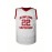 Men's Vintage High School Basketball Jersey #22 - White Sleeveless Moisture-Wicking Breathable Loose Fit Dowling Catholic Design for Sports, Casual & Parties, Casual Wear | Retro Sports Style | Sleeveless Design