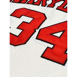 Len Bias #34 Maryland Basketball Jersey - Vintage Style, Breathable & Moisture-Wicking Sleeveless Tank Top for Men & Women, Perfect for Sports, Casual Wear, and Parties