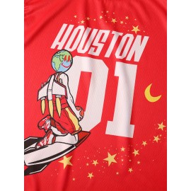Rockets Houston Cactus Jack Astro World #01 Basketball Jersey