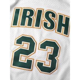 Men'S #23 Irish Basketball Jersey Stitched S-3XL