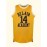#14 Yellow Polyester Basketball Jersey for Men - Embroidered Sports Tank Top, Loose-Fit Crew Neck Shirt for Running, Training, Basketball, Casual & Party Wear - Breathable, Lightweight, Moisture-Wicking Knit Fabric for All Seasons