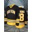 Men's Black Ice Hockey Sweater #18 - Breathable V-Neck, Loose Fit for Competition Training, Streetwear & Outdoor Activities, All Seasons, Sizes S-XXXL, 100% Polyester, Machine Washable, Hockey Jersey