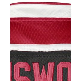 Men'S Ice Hockey Sweatshirt # 00 Black Breathable V-neck Embroidered Polyester Sweatshirt