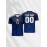 Customizable Kids Football Jersey | V-Neck Polyester, Personalized Name & Number, Preppy Sports Casual Streetwear for Children & Teens