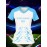 Customizable Women's V-Neck Football Jersey - Personalized Name & Number, Quick-Drying, Breathable Polyester, Ideal for Team Sports, Fitness & Casual Wear